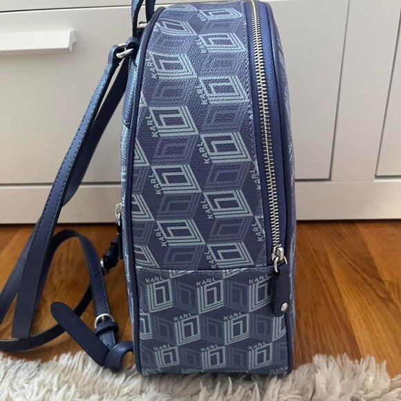Karl Lagerfeld Paris Blue Adele Backpack Women\'s Backpack main image 6